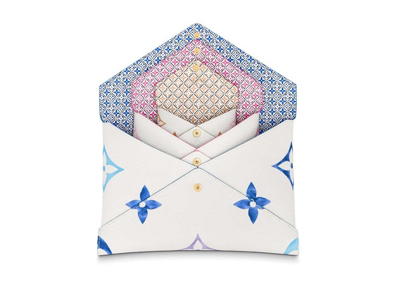 Lookbook Louis Vuitton Kirigami Pochette Azul/Rosa/Beige