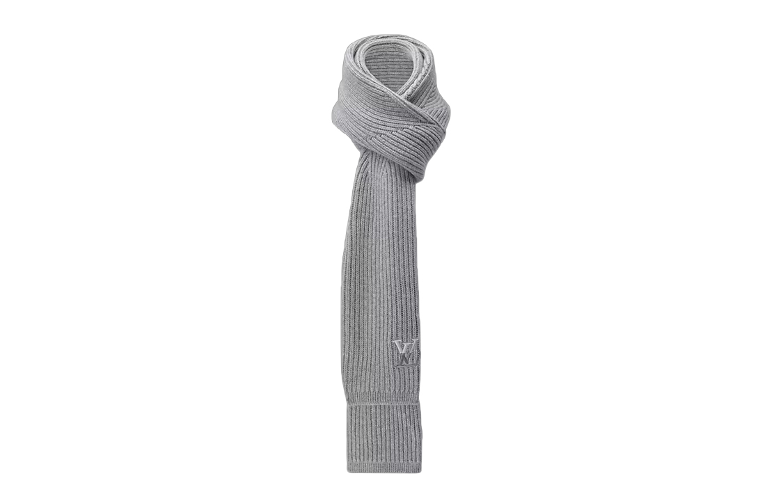 LOUIS VUITTON Knit Warm Scarf Unisex Couple Edition Grey m79388 圖 3