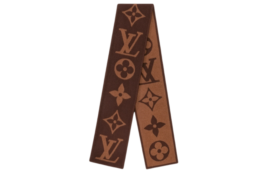 LOUIS VUITTON Korean Style Cashmere Scarf Unisex Couple Design. M77379 圖 2