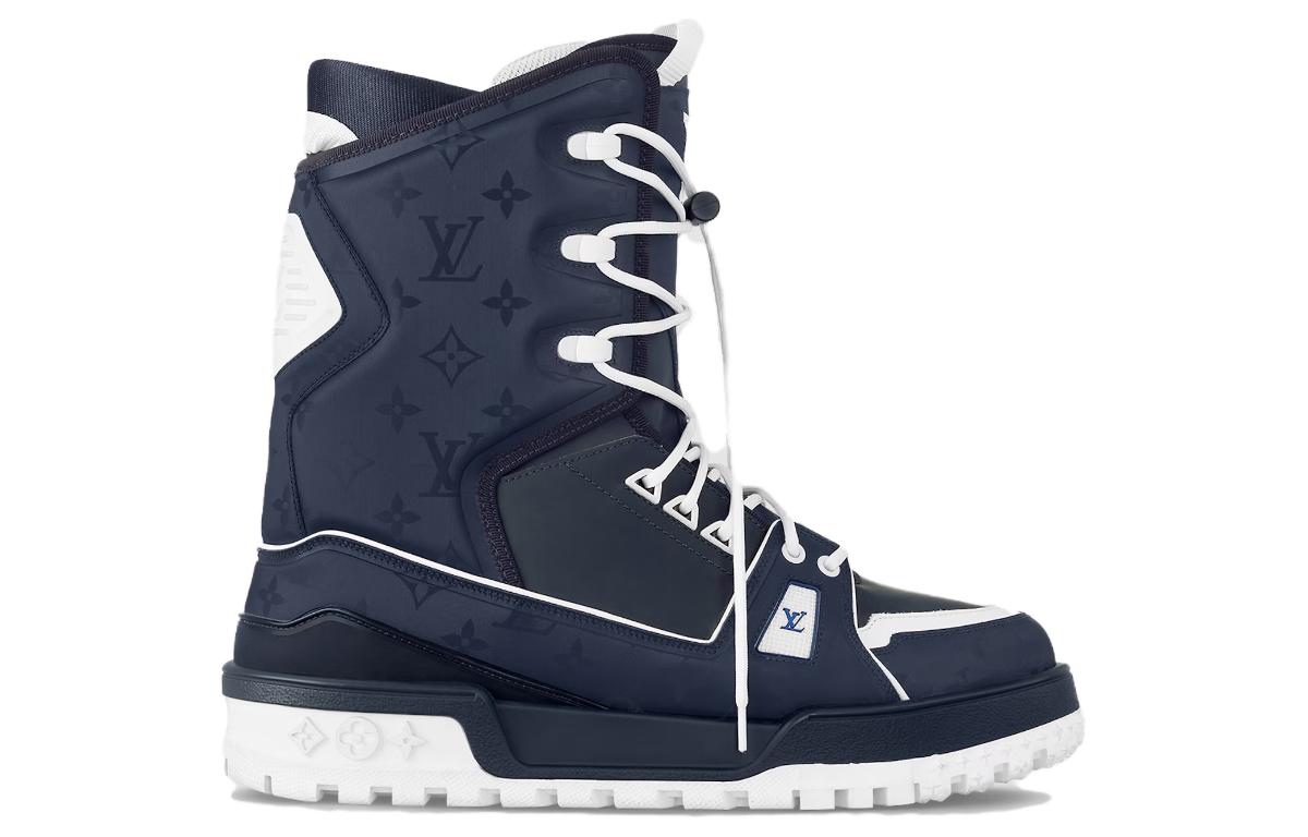 Order 路易威登蓝色系带短靴 1ACFNP