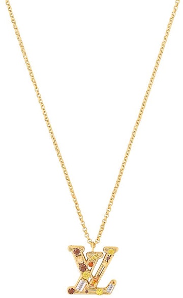 louis-vuitton-lady-lv-letter-pendant-metal-necklace-gold-unisex-couple-design-m02690