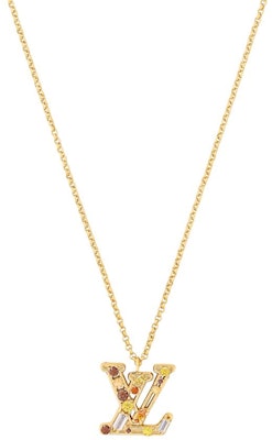 Louis Vuitton Rantai Loket Huruf LV Emas Unisex Rekaan Pasangan. M02690 Buy Louis Vuitton Rantai Loket Huruf LV Emas Unisex Rekaan Pasangan. M02690