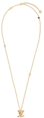 Louis Vuitton Rantai Loket Huruf LV Emas Unisex Rekaan Pasangan. M02690 Purchase Louis Vuitton Rantai Loket Huruf LV Emas Unisex Rekaan Pasangan. M02690