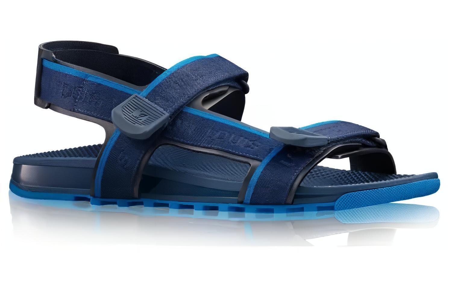 LV Latitude Sandal 'Blue Calfskin and Cotton Canvas' 圖 2