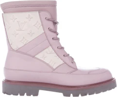 Louis Vuitton Leather Ankle Lace Up Boot 'Embossed Monogram' 1A234E Louis Vuitton Leather Ankle Lace Up Boot 'Embossed Monogram' 1A234E