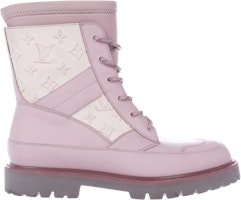 Louis Vuitton Leather Ankle Lace Up Boot 'Embossed Monogram' 1A234E Louis Vuitton Leather Ankle Lace Up Boot 'Embossed Monogram' 1A234E