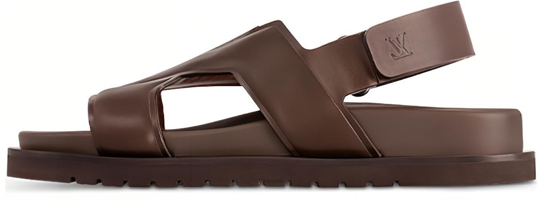 Louis Vuitton Leather Comfort Casual Sandals 'Mocha Brown' 1AC5IG Buy Louis Vuitton Leather Comfort Casual Sandals 'Mocha Brown' 1AC5IG