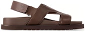 Order Sandals Kasual Kulit Louis Vuitton 'Mocha Brown' 1AC5IG
