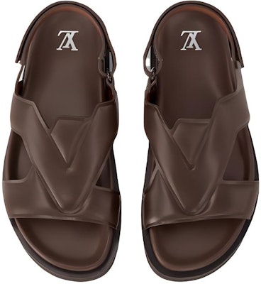 Louis Vuitton Leather Comfort Casual Sandals 'Mocha Brown' 1AC5IG Shop Louis Vuitton Leather Comfort Casual Sandals 'Mocha Brown' 1AC5IG