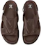 Shop Sandali Casual Comodi in Pelle Louis Vuitton ''Mocha Brown'' 1AC5IG