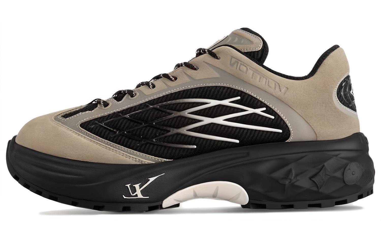 Louis Vuitton Leather Lace-Up Low Top 'Black' 1ACEC5