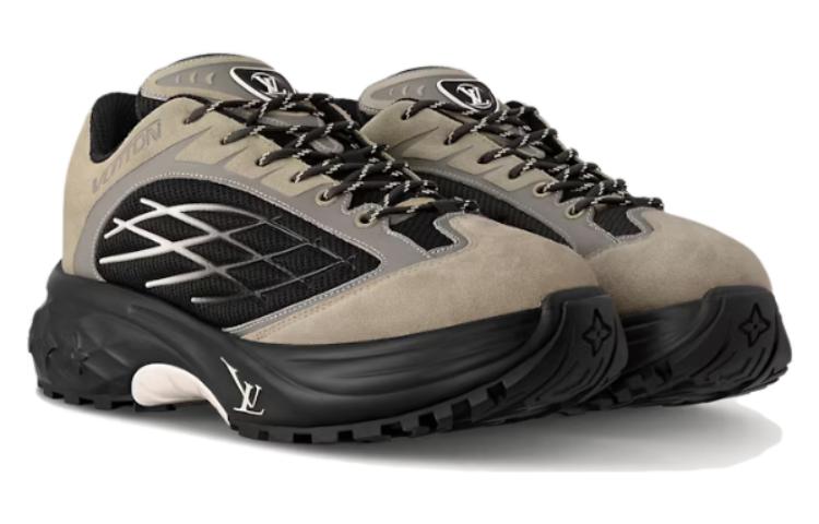 Lookbook Louis Vuitton Zapatillas de Cuero con Cordones 'Negro' 1ACEC5