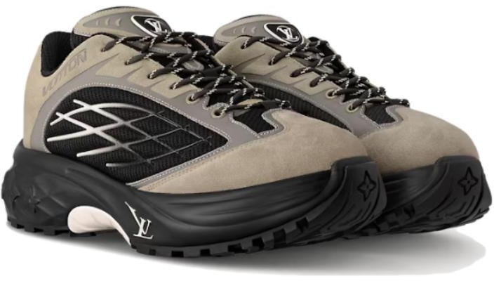 Louis Vuitton Leather Lace-Up Low Top 'Black' 1ACEC5 Lookbook Louis Vuitton Leather Lace-Up Low Top 'Black' 1ACEC5