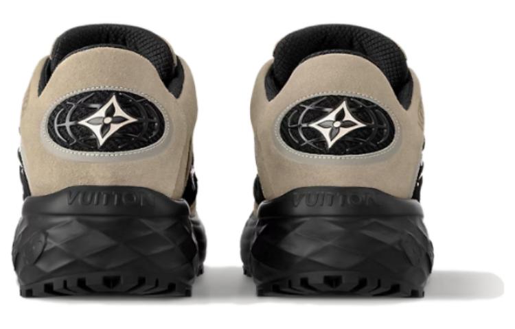 Shop Louis Vuitton Zapatillas de Cuero con Cordones 'Negro' 1ACEC5