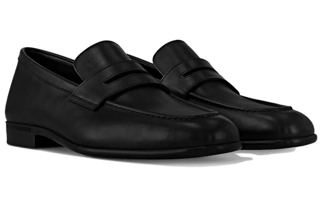Order Mocasines de Cuero Louis Vuitton 'Negro'. 1ACDIB