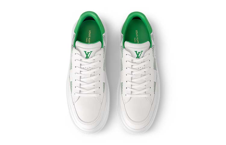 LV Leather Low-Top Lace-Up Sneaker 'White' 圖 4