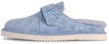 Buy Louis Vuitton Kulit Hujung Bulat Selesa Mule 'Biru' 1ACETO