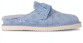 Order Louis Vuitton Kulit Hujung Bulat Selesa Mule 'Biru' 1ACETO