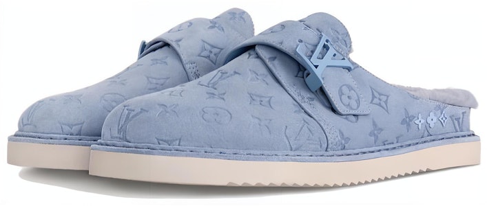 Louis Vuitton Kulit Hujung Bulat Selesa Mule 'Biru' 1ACETO Lookbook Louis Vuitton Kulit Hujung Bulat Selesa Mule 'Biru' 1ACETO