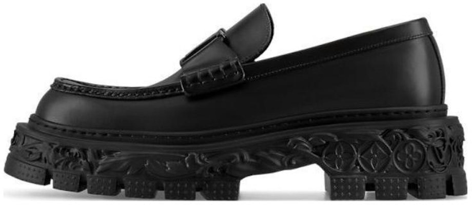 Louis Vuitton Leather Round Toe Loafer 'Black Comfort' 1ACDFJ Buy Louis Vuitton Leather Round Toe Loafer 'Black Comfort' 1ACDFJ