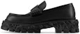 Louis Vuitton Leather Round Toe Loafer 'Black Comfort' 1ACDFJ