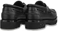 Shop Mocasín de Cuero Louis Vuitton Slip-On 'Negro' 1ABLP2