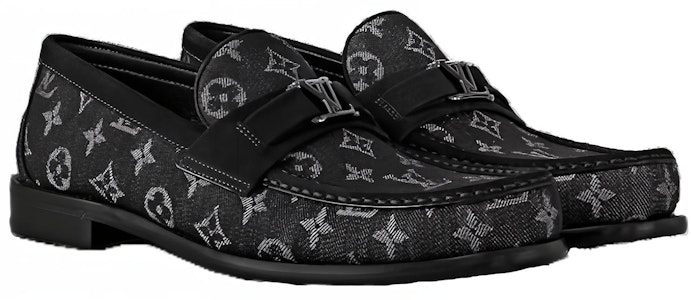 ルイ・ヴィトン レザー スリップオン ローファー (黒) 1AC5KC Lookbook ルイ・ヴィトン レザー スリップオン ローファー (黒) 1AC5KC