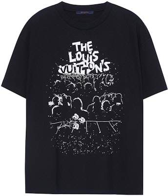 Louis Vuitton Letter Logo Print Crewneck T-Shirt Black 1AARPC Order Louis Vuitton Letter Logo Print Crewneck T-Shirt Black 1AARPC