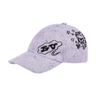 LOUIS VUITTON Lilac Purple Baseball Cap Unisex Couple Style Purple M8158L