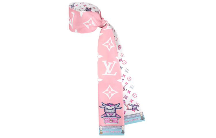Louis Vuitton Limited Edition Pink Headband Unisex Couples M76670 圖 3