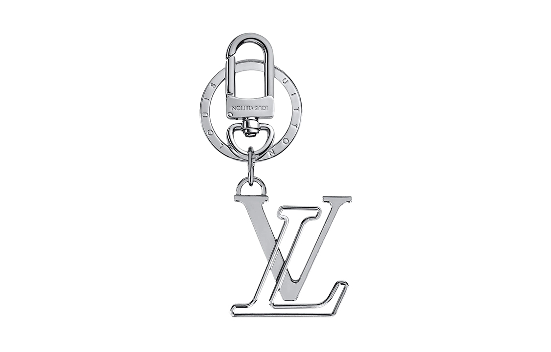 Louis Vuitton Line Bag Charm & Keychain Silver M80217
