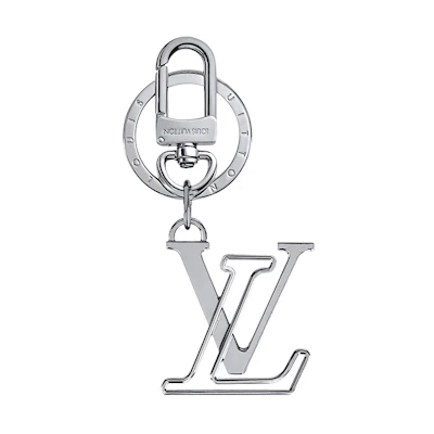 Louis Vuitton Line Bag Charm & Keychain Silver M80217