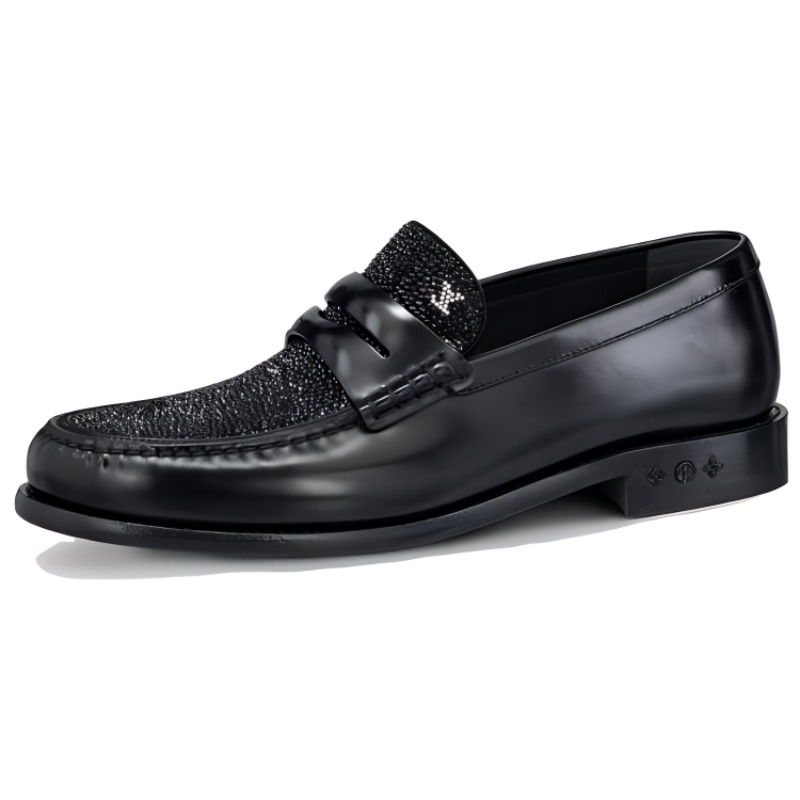 Buy Louis Vuitton Loafer 'Hitam' 1AASPG