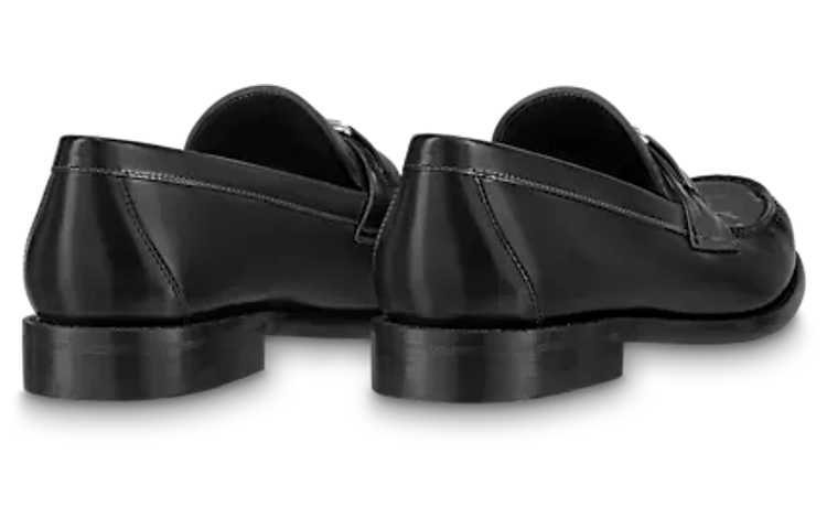 Lookbook Louis Vuitton Loafer ''Schwarzes Kalbsleder'' 1A9FMN