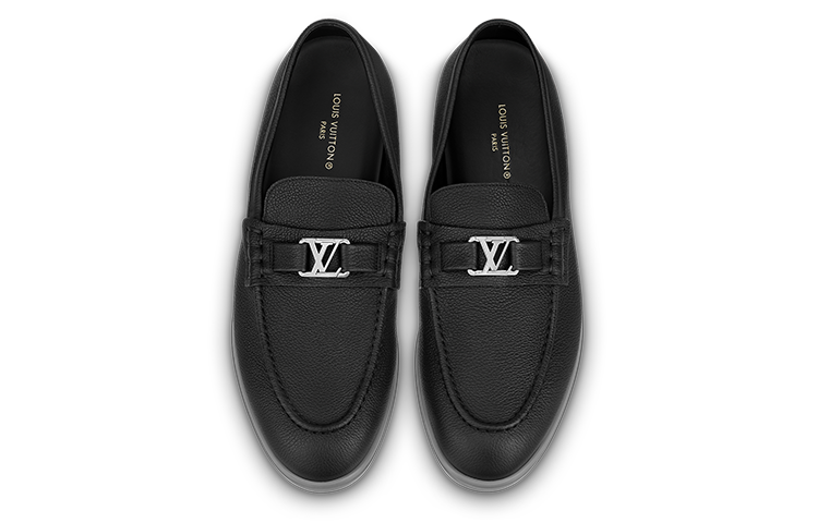 Shop Louis Vuitton Loafer ''Zwart Estate Slip-On'' 1A9Z6V