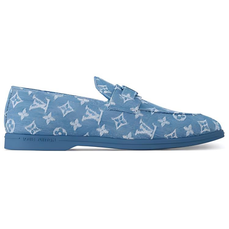 Order ルイ・ヴィトン ブルーローファー 1ABFNN