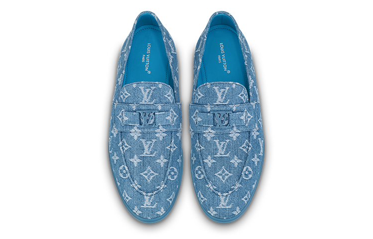 Purchase ルイ・ヴィトン ブルーローファー 1ABFNN