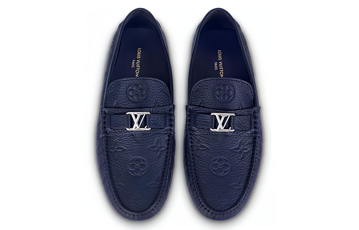 Shop 路易威登蓝色乐福鞋 1ABMVS