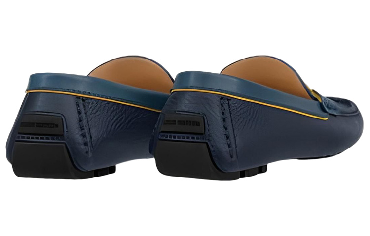 Shop Mocasines Louis Vuitton 'Cuero Azul' 1A8F3Q