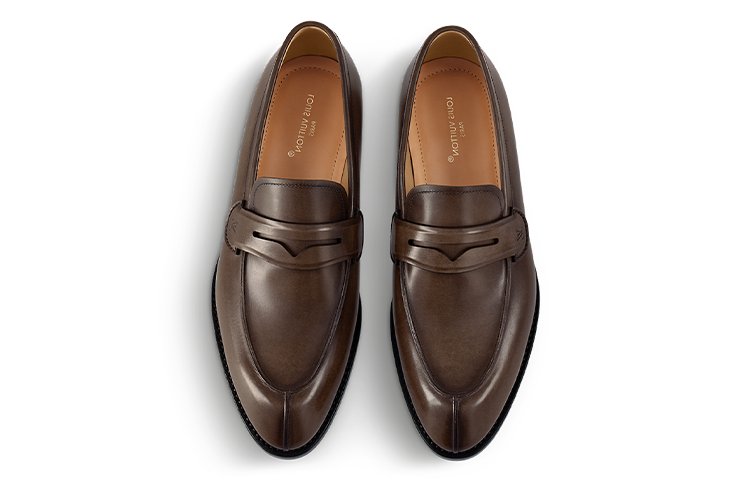 Shop Mocassino Louis Vuitton ''Marrone'' 1AC07L