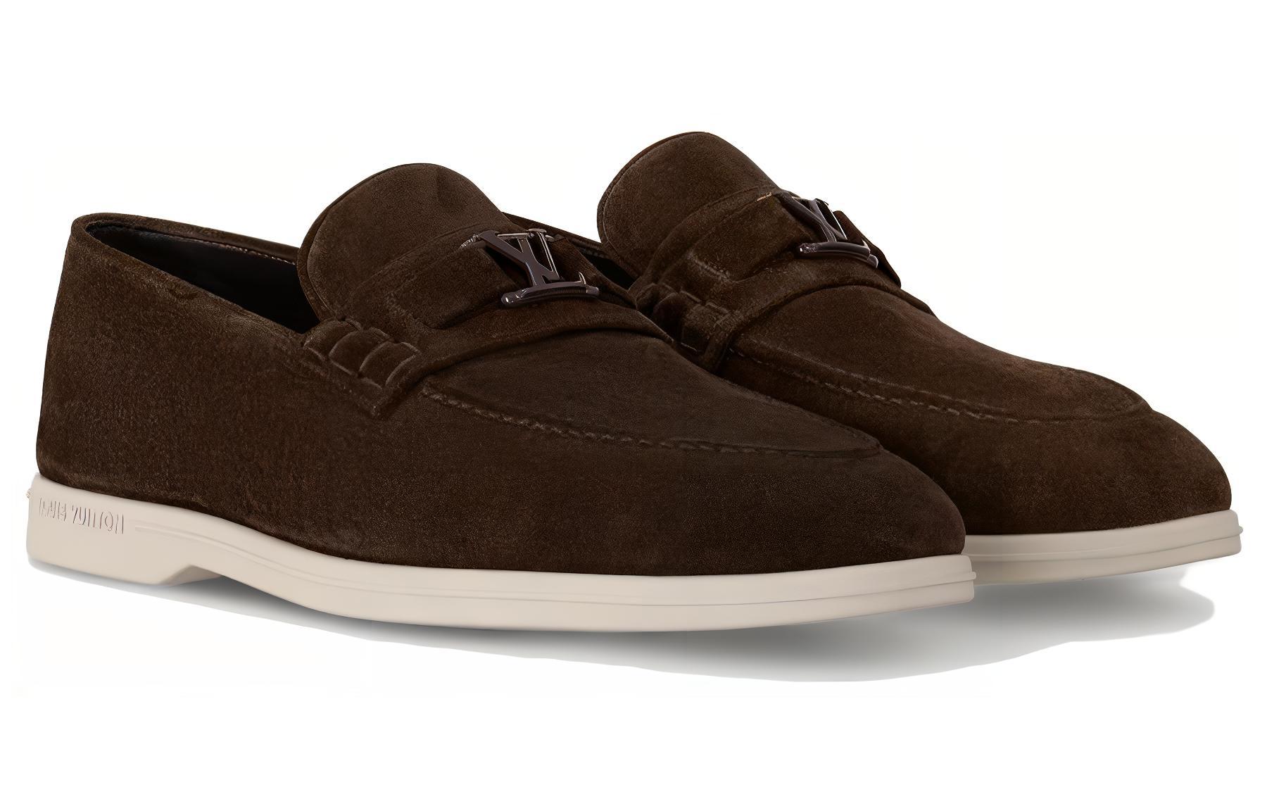 Order Louis Vuitton Mocassino ''Marrone Estate Velluto Comfort'' 1AC5UL