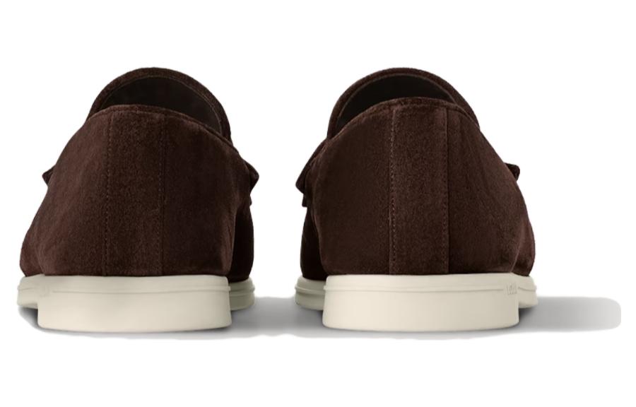 Shop Louis Vuitton Mocassino ''Marrone Estate Velluto Comfort'' 1AC5UL