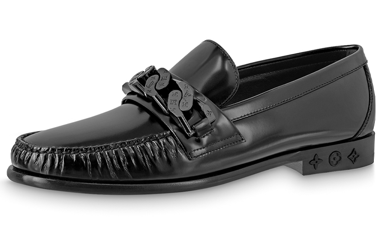 Louis Vuitton Loafers 'Black with gathered Pleats' 1AA7L4