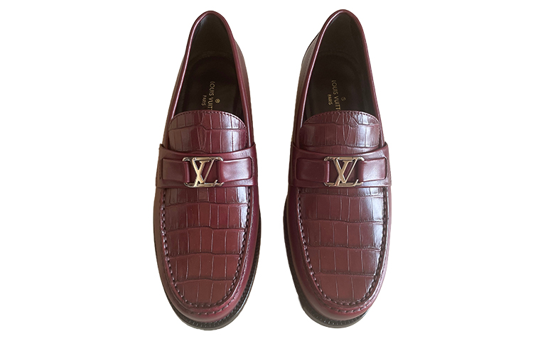 Shop Mocassins Louis Vuitton ''Confort Rouge'' 1A5Z9W