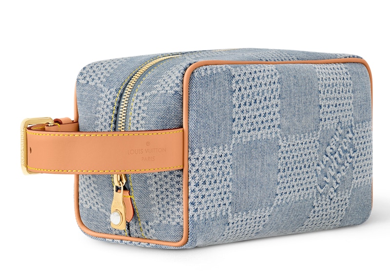 Louis Vuitton Locker Dopp Kit Damier Denim 3D Blue Deim 圖 2