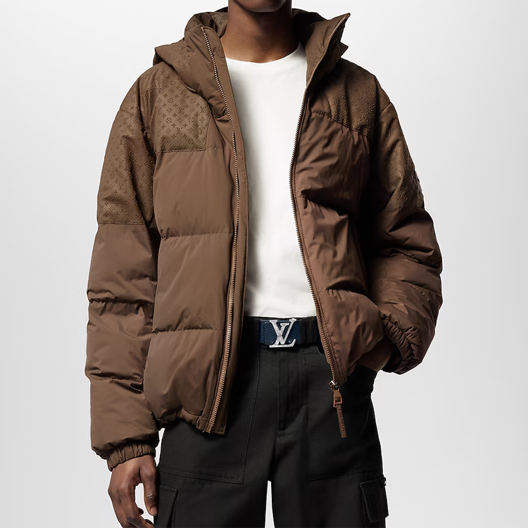 LOUIS VUITTON Logo Buckle Leather Belt Blue 4cm M8361U 圖 4