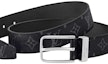 Lookbook LOUIS VUITTON Logo Canvas Belt Black 35CM Wide Waist Accessory M8859Q