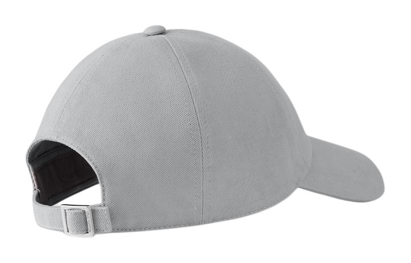 Shop Topi Besbol Kapas Louis Vuitton Logo Unisex Gaya Pasangan Kelabu. M7607