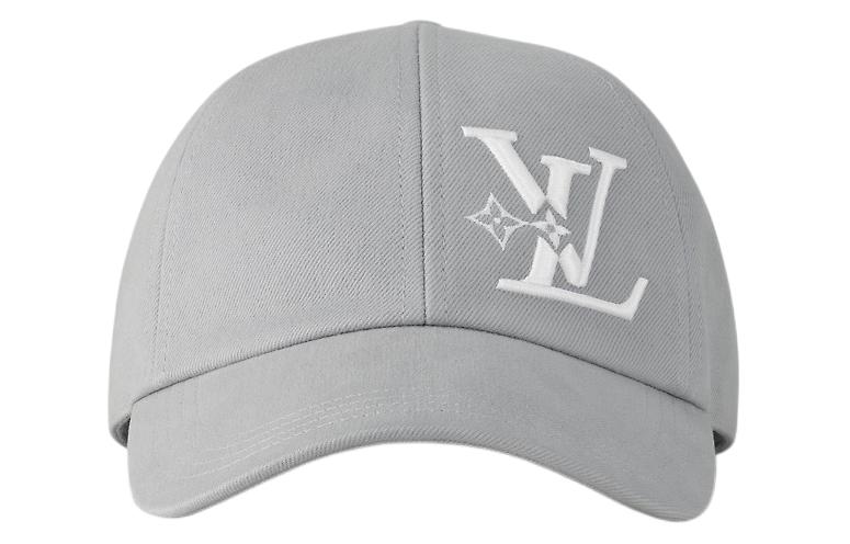 Purchase Topi Besbol Kapas Louis Vuitton Logo Unisex Gaya Pasangan Kelabu. M7607