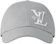 Purchase Topi Besbol Kapas Louis Vuitton Logo Unisex Gaya Pasangan Kelabu. M7607